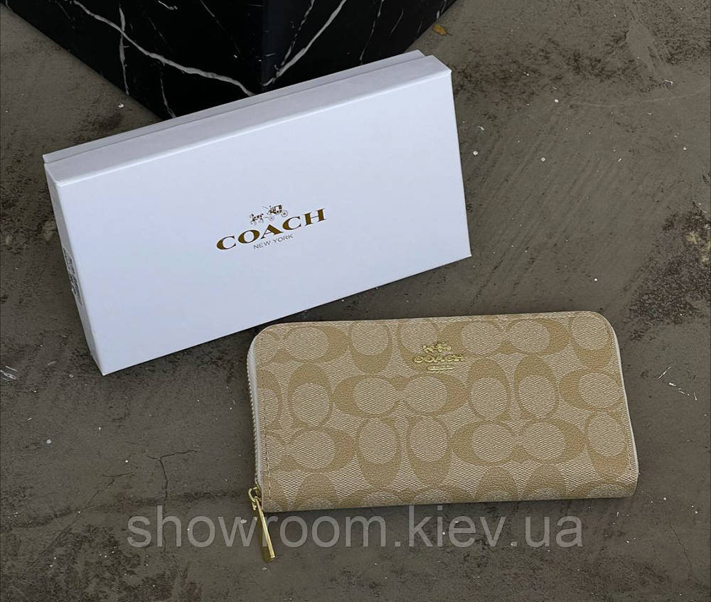 Брендовый женский кошелек на молнии Coach (1377-4) Киев - изображение 5
