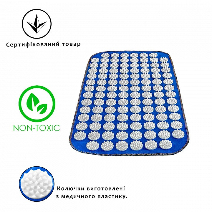 Аплікатор Кузнєцова Килимок серія Eko-Lux 0108 – Масажний килимок для зняття напруги Івано-Франківськ - фото 2