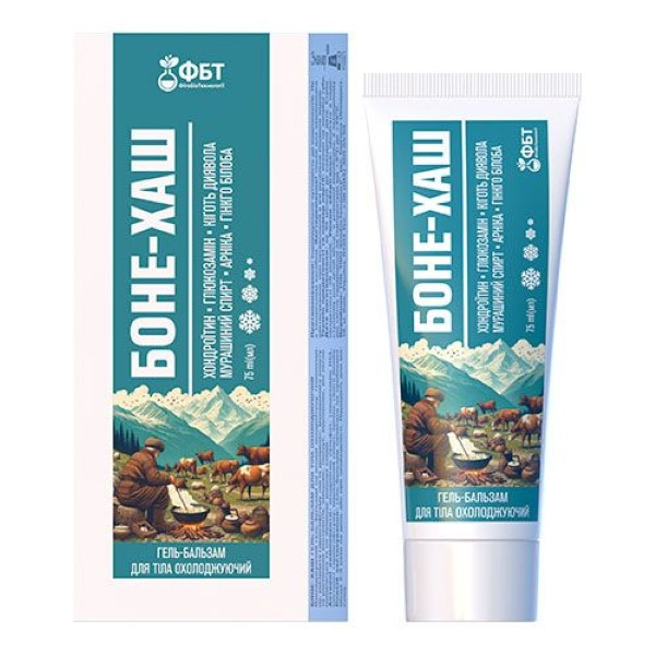 Гель-бальзам для тіла БОНЕ-ХАШ охолоджуючий 75мл Луцьк - фото 1
