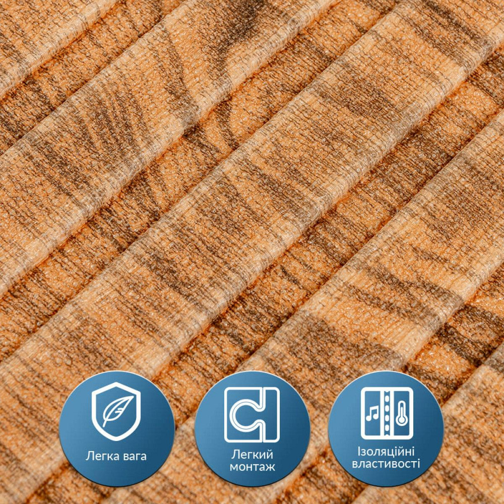 Декоративная деревянная панель-рейка в рулоне Киев - изображение 4