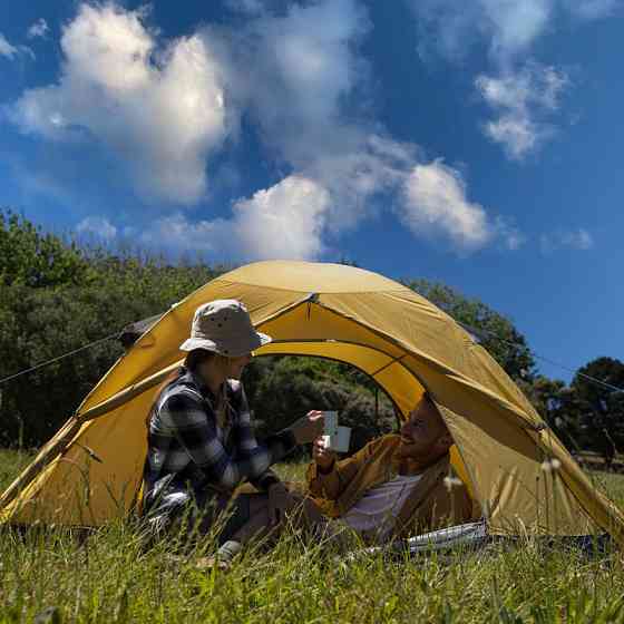 Намет двомісний Naturehike P-Series NH18Z022-P, 210T/65D, помаранчевий Київ
