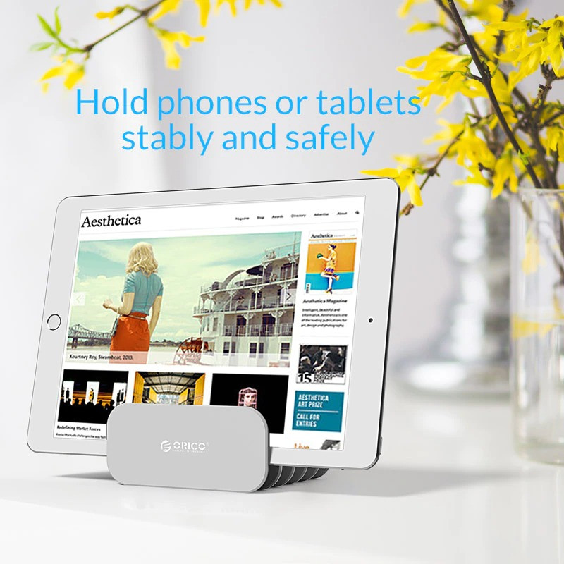 Універсальний власник Orico для 5 пристроїв (Сріблястий) Миколаїв - фото 7