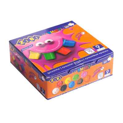 Гуашеві фарби ZiBi KIDS Line 9 кольорів по 10 мл (ZB.6652) Вінниця