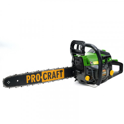 Бензопила цепная Procraft GS450,Ланцовая пила для дачи 2-тактная 52 куб.см шина 45 см Львов - изображение 12