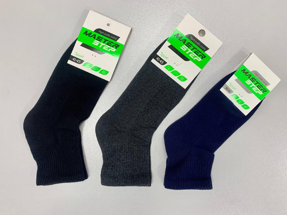 Носки универсальные махровая стопа Master Step средние арт.405,406 35-37. Черновцы - изображение 1