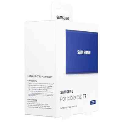 Накопичувач SSD USB 3.2 2TB T7 Samsung (MU-PC2T0H/WW) Вінниця