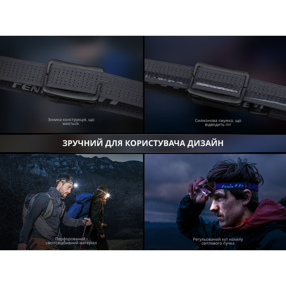 Ліхтар налобний Fenix HL12R V2.0 фіолетовий Киев - изображение 14
