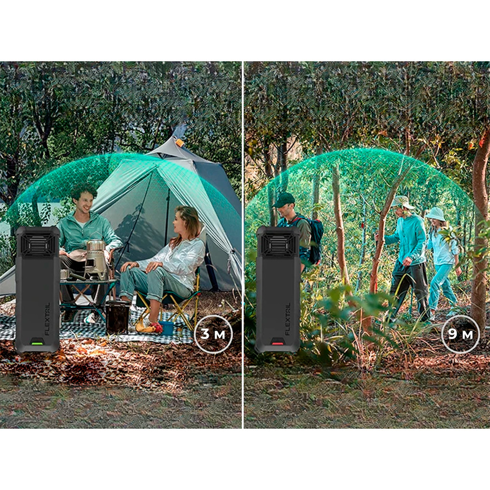 Портативний фумігатор-павербанк Flextail Max Repel S, зелений Київ - фото 9