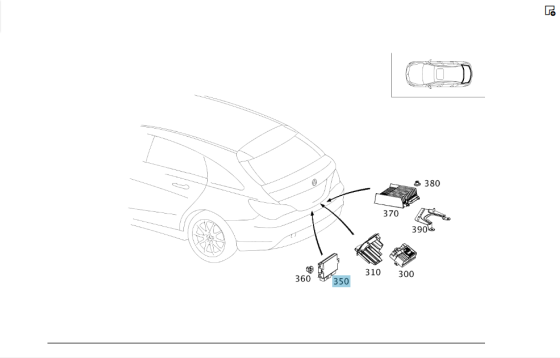 Mercedes-Benz  A2469004216 Блок керування фаркопом ML/GLE W166 GLE Coupe C292 CLA C117 GLA X156 A-class W176 B-class W242 B-class W246 GL/GLS X166 CLA Одеса