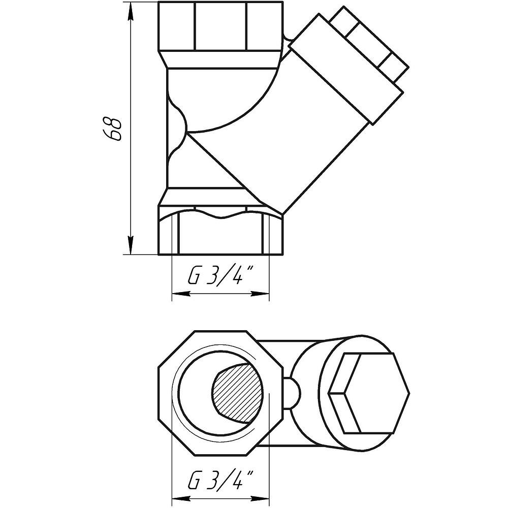 Фільтр грубого очищення ARCO 3/4″ 01831 Луцьк - фото 5