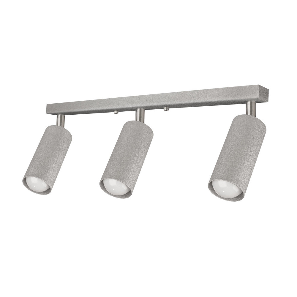 Світильник на планці з поворотними плафонами 3-Е27 Tube MR 1105-3 GR Київ - фото 2