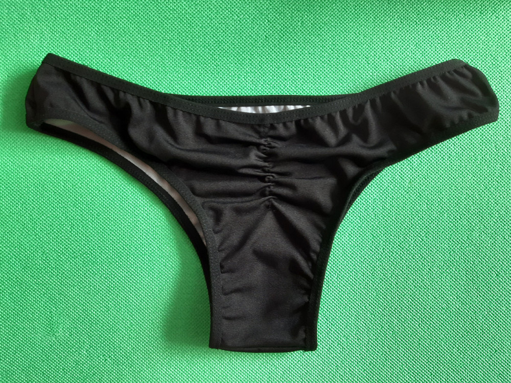 Плавки для купальника тонкі чорний Київ - фото 2