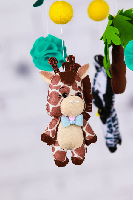 Мобіль на ліжечко WoollyFox «Сафарі» Київ - фото 3