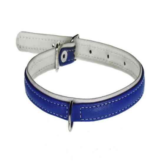 Нашийник 1335 12мм "Люкс" 2-х стор. Синій Вінниця