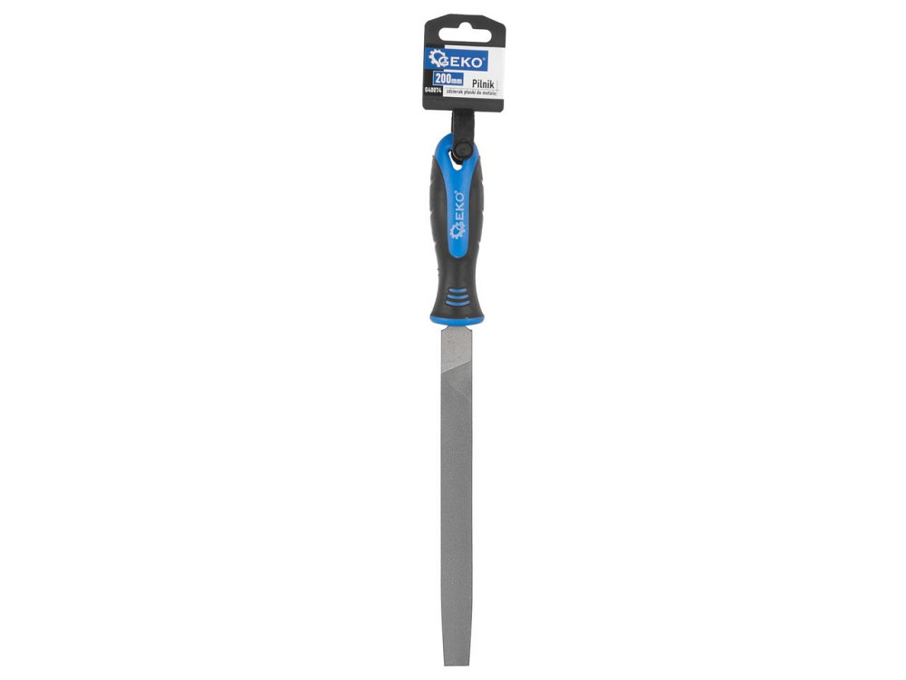 Напилок "GeKo" 200 мм з ергономічною ручкою плоский Киев - изображение 2