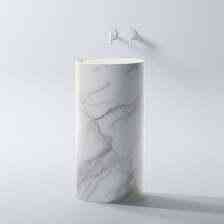 Раковина  Steinberg 540 stojąca, 6020 52, Zapisz się do newslettera i odbierz voucher na 50zł wys: 90 light marble/biały Київ