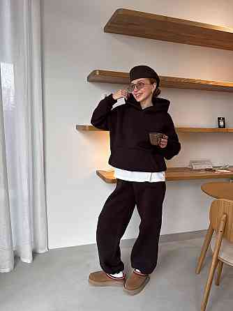 Жіночий теплий костюм Шоколадний 42/46 Харків