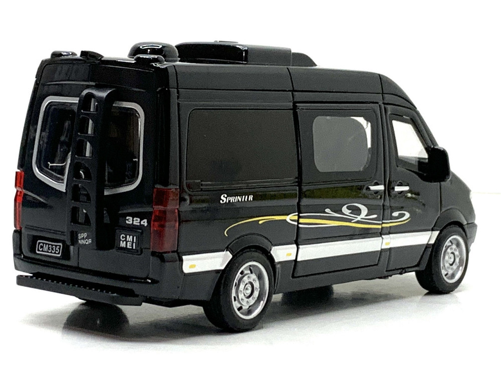 Машина Автосвіт Mercedes sprinter інерційна відчиняються двері 15 см Чорна (AP-1816) Чернігів - фото 5