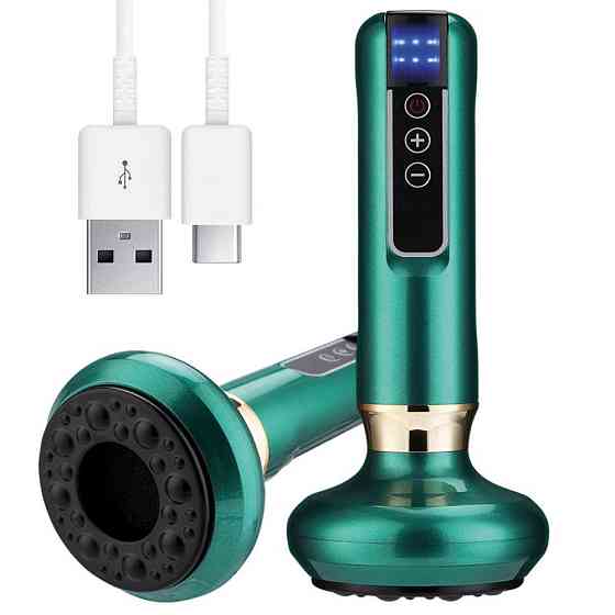 Вакуумний масажер з USB,6 режимів,Зелений SBR Київ