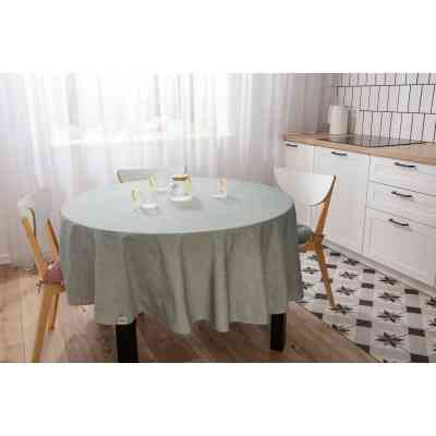Скатерть Ardesto Oliver зеленый D-200 см, 100% хлопок (ART11OG) Винница