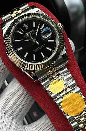 Швейцарський годинник Rolex Datejust Silver Gold Київ