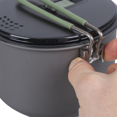 Котел туристичний Bo-Camp Explorer Hard Anodized 1 л Сірий/Зелений (2200236) Вінниця - фото 6