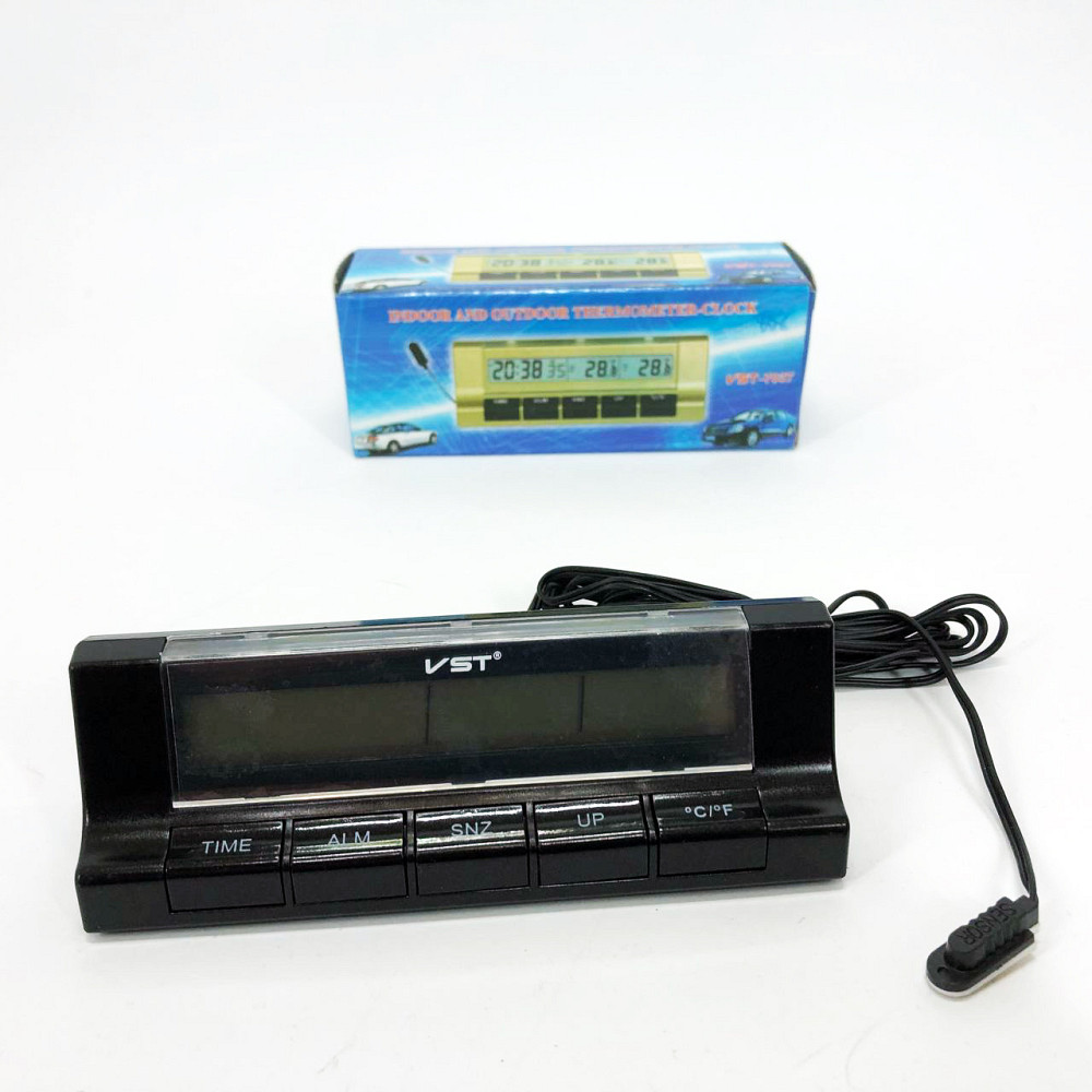 Автогодинник з термометром VST-7037 QN-86 Львів - фото 5
