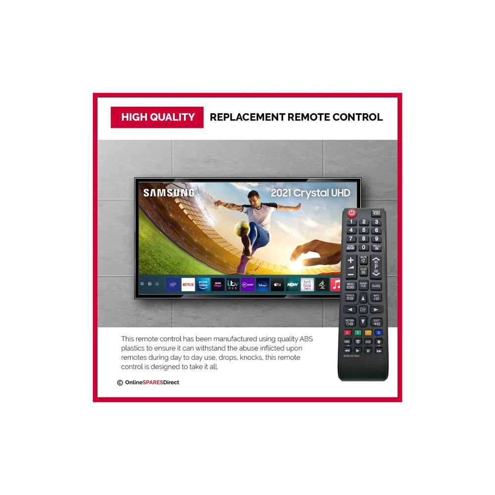 Пульт дистанційного керування пульт для телевізора Samsung AA59-00786A замінник ІЧ RF Wi-Fi сумісний 2005-2022 чорний Київ - фото 2