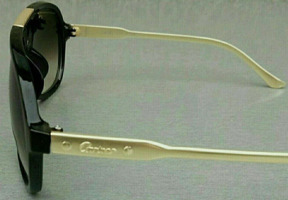 Брендовые стильные мужские очки коричневые с золотом градиент. Киев - изображение 5