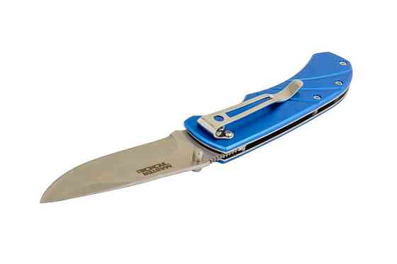 Ніж складаний MASTERTOOL "TITAN" 201х33х16 мм нержавіюче лезо алюмінієва рукоятка 79-0122 Коломия