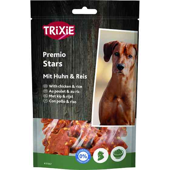 Лакомство Trixie PREMIO Stars with chicken and rice для собак PREMIO Звездочки с курицей и рисом, 100 г Киев