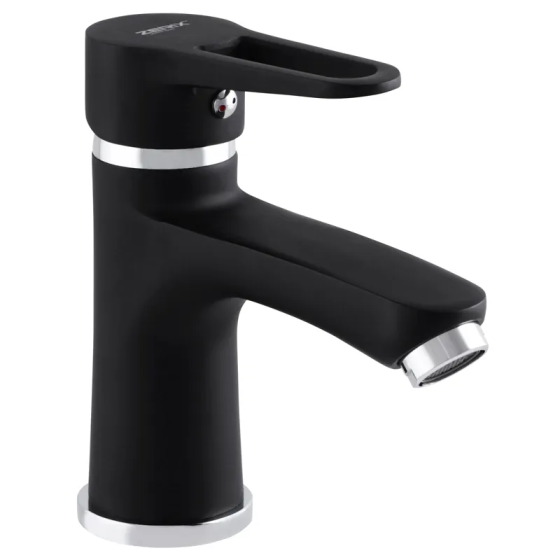 Змішувач для умивальника Zerix PUD1 045 чорний стильний дизайн Харків