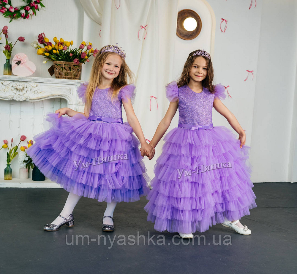 Лавандовое платье пышное Кривой Рог - изображение 4