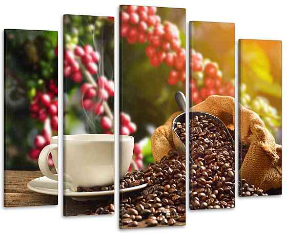 Модульна картина Чашка кави Art-332_5 ( 80х118см ) Київ