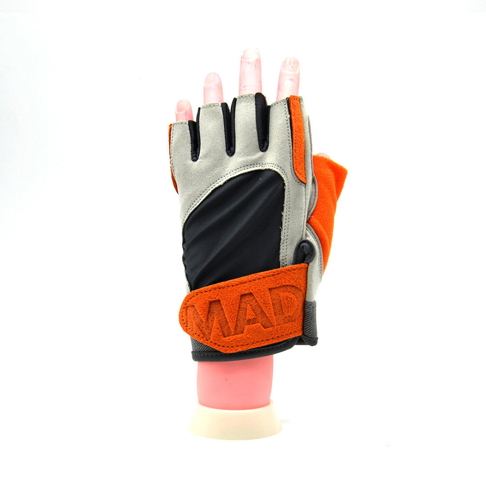 Рукавички для фітнесу MadMax MFG-850 Crazy Grey/Orange L Кам'янське - фото 2