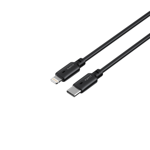 Кабель USB PD Type-C/Lightning Havit HV-CB304C 30W 1м чорний Житомир