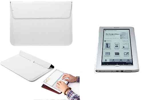 Чехол-конверт VitoCase для SONY PRS-950, с функцией подставки для книги Белый Киев