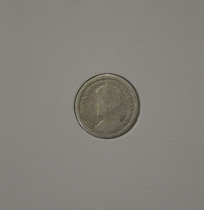 Нідерланди 10 центів 1910 гсеребро (в холдере) Полтава - фото 1