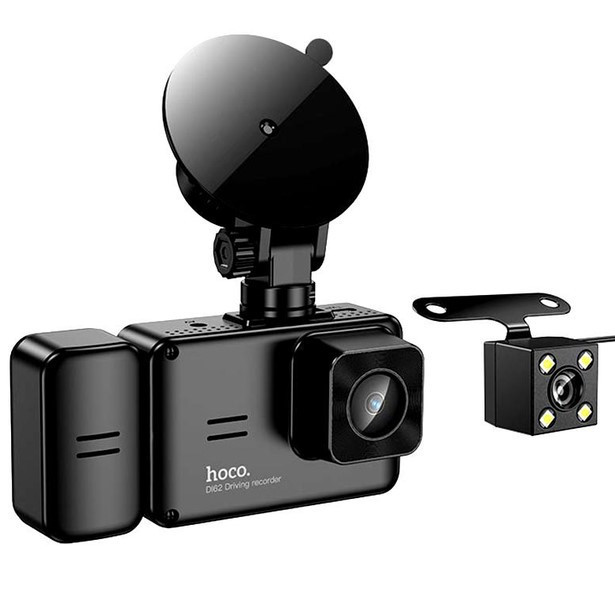 Відеореєстратор автомобільний HOCO DI62, з камерою заднього огляду Винница - изображение 1