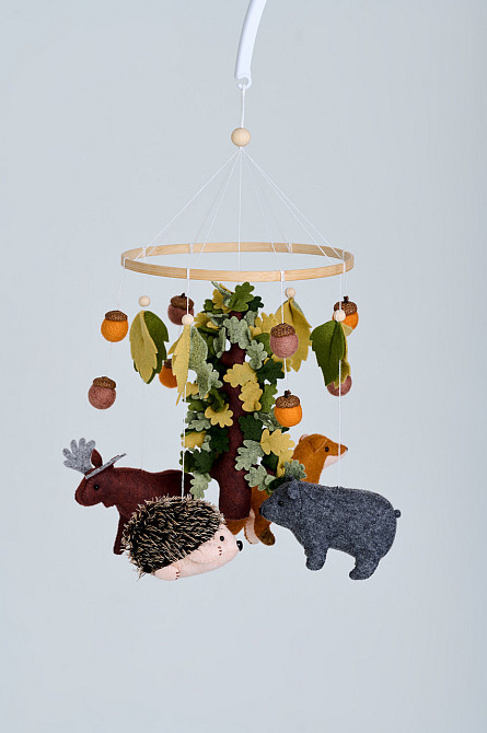 Музичний мобіль WoolyFox «Forest» з 35 мелодіями Київ - фото 7