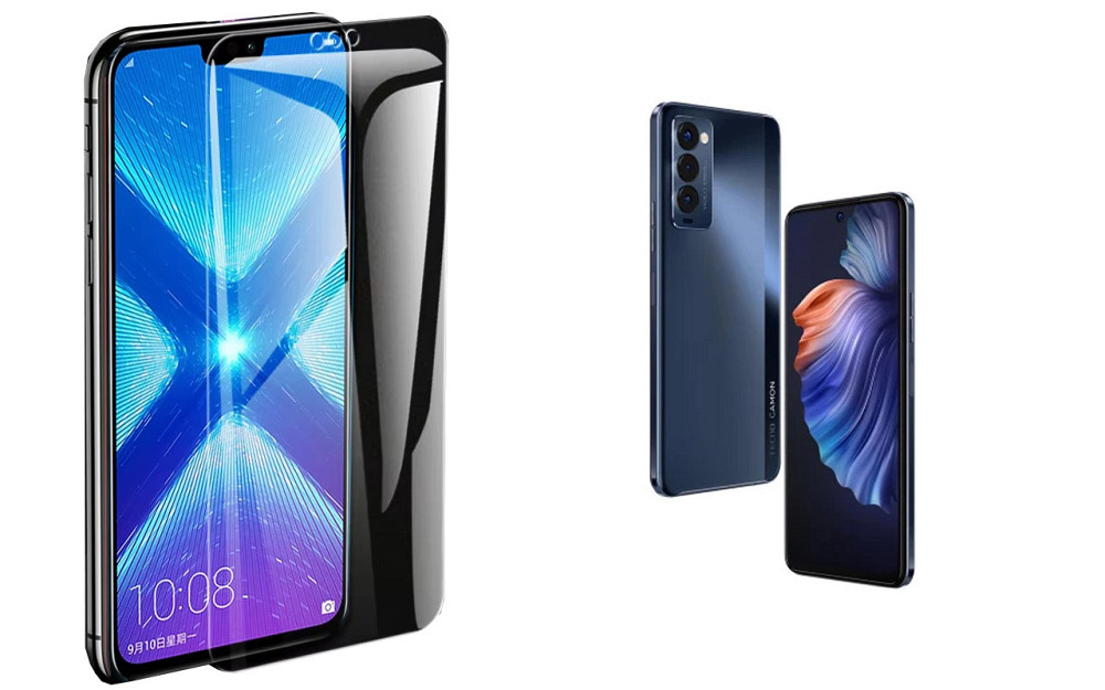Защитное стекло NeoGlass для Tecno Camon 18 (CH6n), Camon 18p (CH7n) – ультрапрозрачное и устойчивое Киев - изображение 2