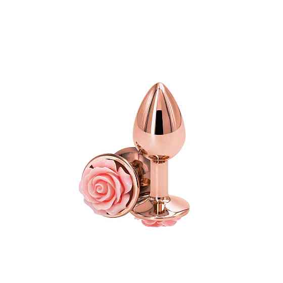 Анальна пробка NS Novelties Rear Assets — Rose — Small — Pink Sex Aura Київ