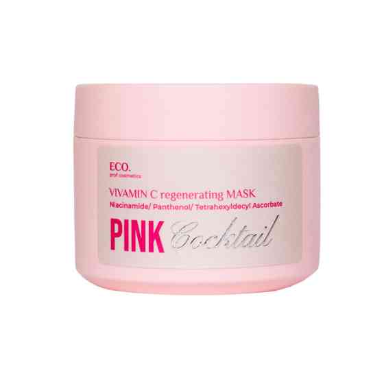 Маска-коктейль регенерація для обличчя Pink Cocktail vit C Regenerating Mask Eco.prof.cosmetics 35 мл Вінниця