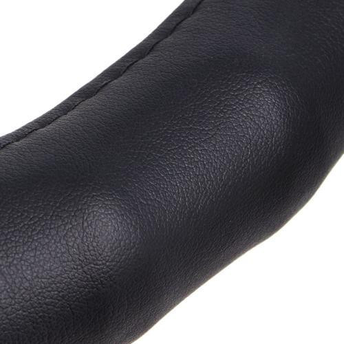 Шкіряний чохол на кермо VLOD-L06 BK L чорний, один шов, BO Харків - фото 3