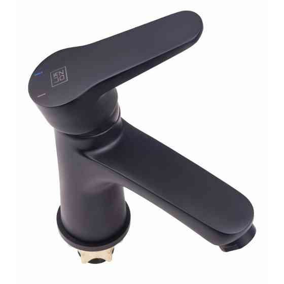 Змішувач для раковини Lidz (BLA) 14 43 001F, чорний (LIDZBLA1443001F) Київ