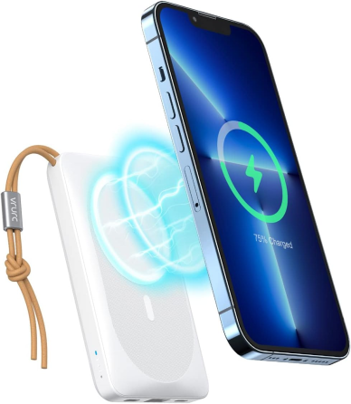 Уценка Портативное зарядное устройство Повербанк PowerBank 10000 мАч 22,5 Вт, быстрая зарядка PD20W USB C, MagSafe Киев