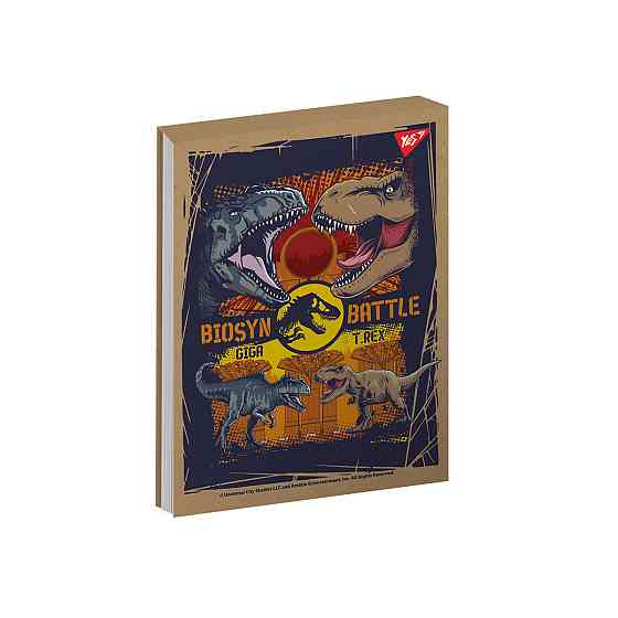 Блокнот А5/80 арк."Yes" # клей, білила Jurassic World крафт, 151910, шт Київ