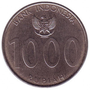 Анклунг. Монета 1000 рупій, 2010 рік, Індонезія.(БП) Полтава - фото 1