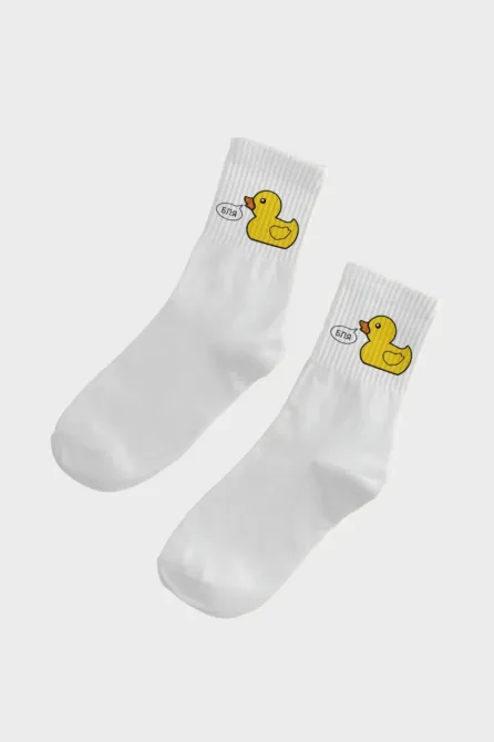 Шкарпетки бавовняні "Качка бля" Чернівці - фото 1