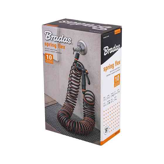 Комплект зі спіральним шлангом та 9-функціональним пістолетом SPIRNG FLEX, 10 м, WSF10 Київ